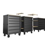 Hyper Tough Hyper Stack 27-Inch 6-Drawer Rolling Tool Cabinet, Black Steel Garage Tool Storage Chest - Image 8
